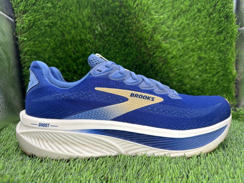 Brooks Ghost 17 1104421D443 Athletic Sneaker Men's 9.5D Blue Mesh Sports Running